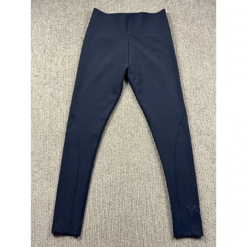 Y-3 Adidas x Yohji Yamamoto Womens S Hight Waist Tight Leggings Black